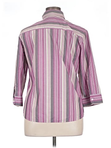 Foxcroft 3/4 Sleeve Button-Down Shirt (view 2)