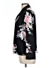 Flora Nikrooz Floral Black Long Sleeve Blouse Size L - photo 5