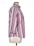 Foxcroft Stripes Purple 3/4 Sleeve Button-Down Shirt Size 14 - photo 4