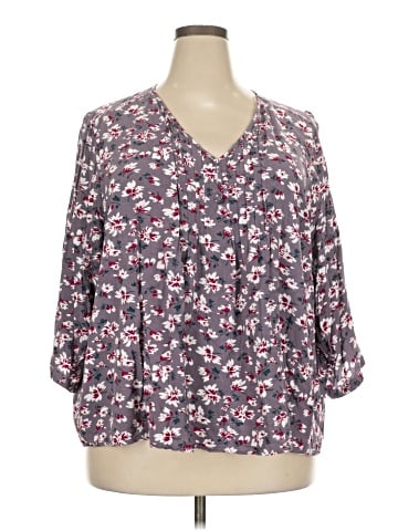 Fun2Fun 3/4 Sleeve Blouse (view 1)