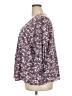 Fun2Fun 100% Rayon Floral Gray 3/4 Sleeve Blouse Size 3X - photo 5