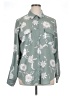 Madison 100% Polyester Floral Green Long Sleeve Blouse Size XL - photo 1