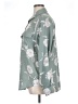 Madison 100% Polyester Floral Green Long Sleeve Blouse Size XL - photo 5