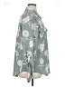 Madison 100% Polyester Floral Green Long Sleeve Blouse Size XL - photo 4