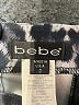 Bebe Animal Print Gray Silk Skirt Size 0 - photo 4