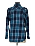 Volcom Plaid Blue Long Sleeve Button-Down Shirt Size M - photo 2