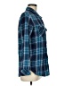 Volcom Plaid Blue Long Sleeve Button-Down Shirt Size M - photo 4