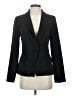White House Black Market Solid Black Blazer Size 4 Petite - photo 1