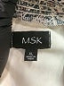 MSK Paisley Gray Cocktail Dress Size XL - photo 7