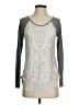 Venus Silver Long Sleeve Top Size XS - photo 1