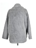 Splendid 100% Polyester Gray Faux Fur Jacket Size L - photo 2
