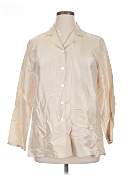 August Silk 3/4 Sleeve Silk Top