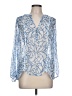 Casual Studio Blue Long Sleeve Blouse Size L - photo 1