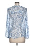 Casual Studio Blue Long Sleeve Blouse Size L - photo 2