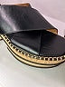 Chloé 100% Leather Black Wedges Size EU 37 - photo 4