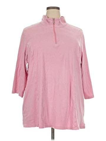 Karen Scott 3/4 Sleeve Top (view 1)