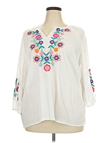 Talbots 3/4 Sleeve Blouse (view 1)