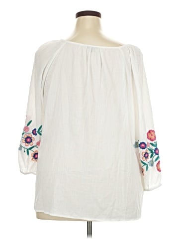 Talbots 3/4 Sleeve Blouse (view 2)