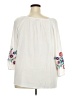 Talbots 100% Cotton Ivory 3/4 Sleeve Blouse Size 3X - photo 2
