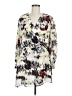 Parker 100% Silk Print Ivory Casual Dress Size M - photo 1