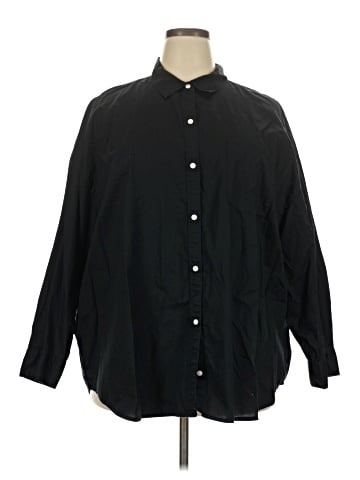 Old Navy 3/4 Sleeve Button-Down Shirt (view 1)