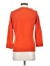 Sparrow 100% Cashmere Color Block Orange Cashmere Pullover Sweater Size S - photo 2