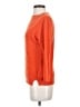 Sparrow 100% Cashmere Color Block Orange Cashmere Pullover Sweater Size S - photo 5