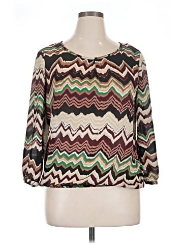 My Michelle 3/4 Sleeve Blouse (view 1)