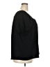 wonderly Black Short Sleeve Blouse Size 3X - photo 4