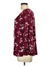 Krazy Kat Burgundy 3/4 Sleeve Blouse Size L - photo 5