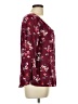 Krazy Kat Burgundy 3/4 Sleeve Blouse Size L - photo 4