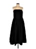 H&M 100% Polyester Solid Black Cocktail Dress Size L - photo 1