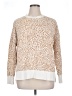 Time and Tru Animal Print Tan Pullover Sweater Size XL - photo 1