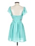 Keepsake Teal Cocktail Dress Size 4 - photo 2