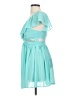 Keepsake Teal Cocktail Dress Size 4 - photo 5