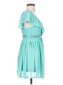 Keepsake Teal Cocktail Dress Size 4 - photo 4