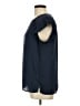 DR2 100% Polyester Blue Short Sleeve Top Size L - photo 5