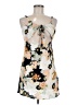 Volcom 100% Viscose Floral Gray Cocktail Dress Size 8 - photo 1