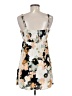 Volcom 100% Viscose Floral Gray Cocktail Dress Size 8 - photo 2