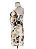 Volcom 100% Viscose Floral Gray Cocktail Dress Size 8 - photo 5