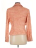 Nine & Company 100% Polyester Tweed Orange Blazer Size 8 - photo 2