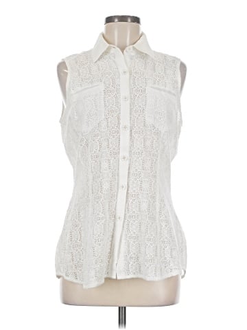 CAbi Sleeveless Button-Down Shirt (view 1)