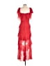Badgley Mischka Red Cocktail Dress Size 4 - photo 2