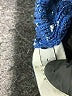 Thakoon Tweed Blue Pullover Sweater Size L - photo 8