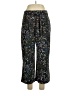 DR2 100% Recycled Polyester Print Black Casual Pants Size L - photo 1