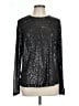 Torrid Metallic Black Long Sleeve Top Size Lg Plus (0) - photo 1