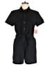 Matty M Solid Black Romper Size M - photo 1