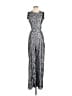 Alexis Paisley Silver Jumpsuit Size M - photo 1