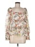 Alice + Olivia 100% Polyester Ivory 3/4 Sleeve Blouse Size M - photo 1