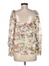 Alice + Olivia 100% Polyester Ivory 3/4 Sleeve Blouse Size M - photo 2